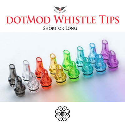 dotmod Whistle Tips • 510 (Long: 17.5mm/Short: 14.5mm)
