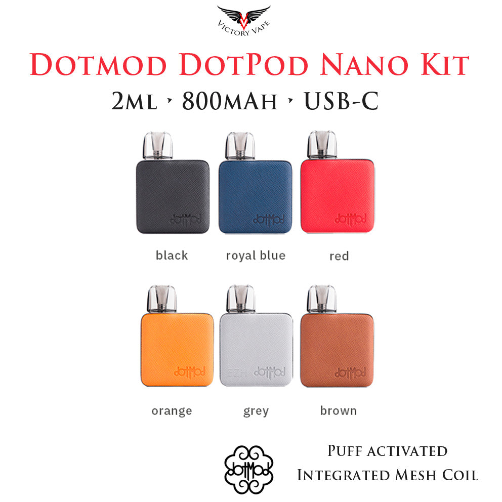  dotmod dotPod Nano 18W Pod Starter Kit • 2ml 800mAh USB-C 