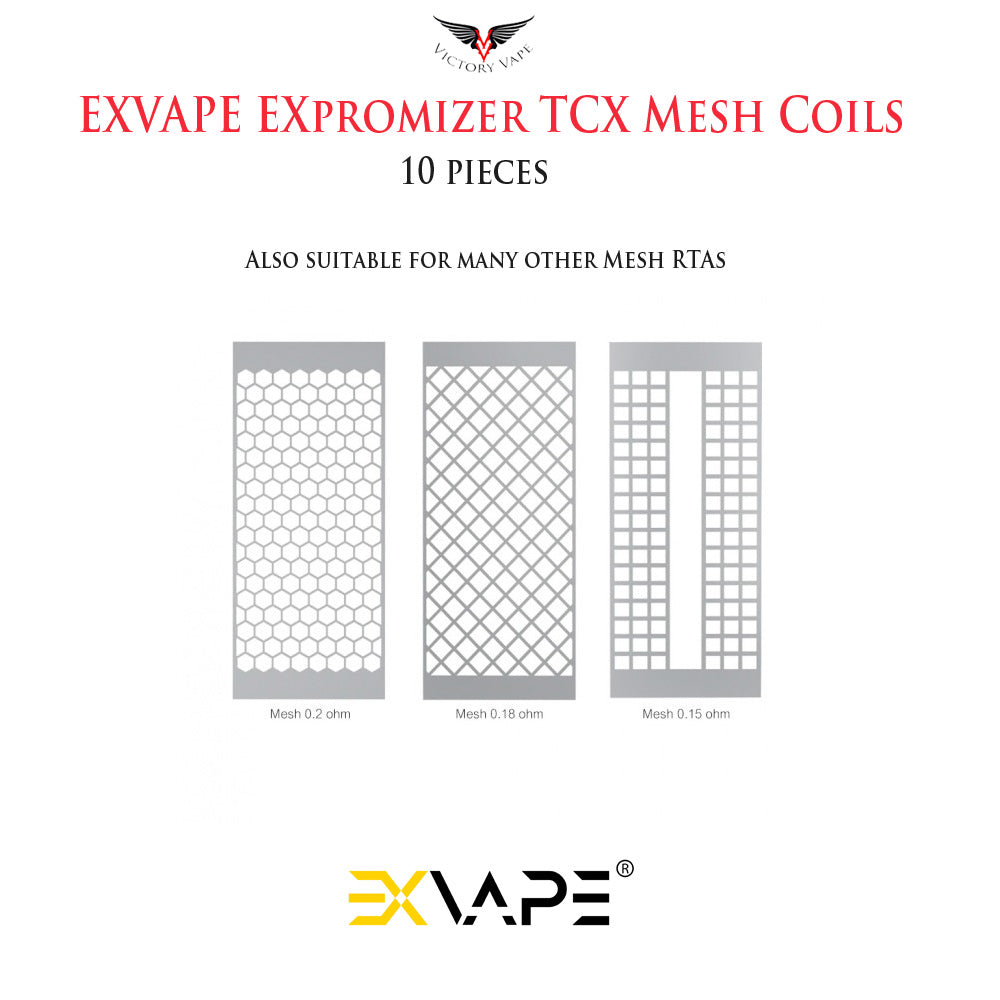  Exvape Expromizer TCX M Coil (10pcs/pack) 