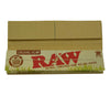 RAW ORGANIC  H E M P  KING SIZE PAPERS + TIPS